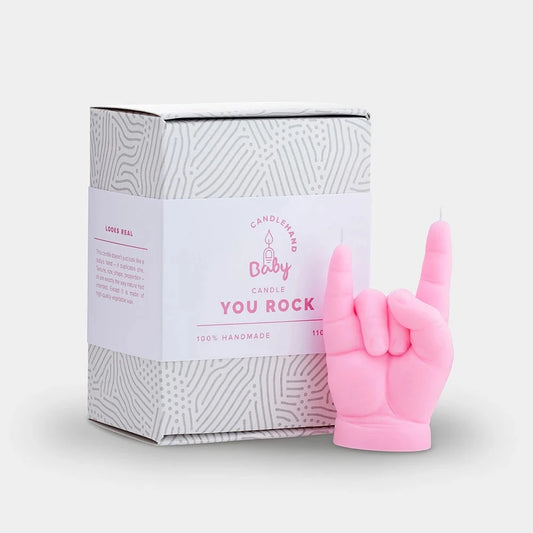 Baby Candle "Your Rock" - Candlehand Boutique Candlehand 