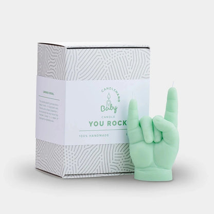 Baby Candle "Your Rock" - Candlehand Boutique Candlehand 