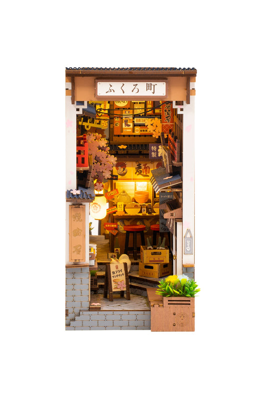 Book Nook - Maquette serre-livres, Sakura Wine Alley TGB11 Boutique Rolife Robotime 