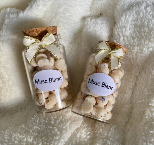 Bouteille de billes fondantes Boutique Les folies de Nicole 