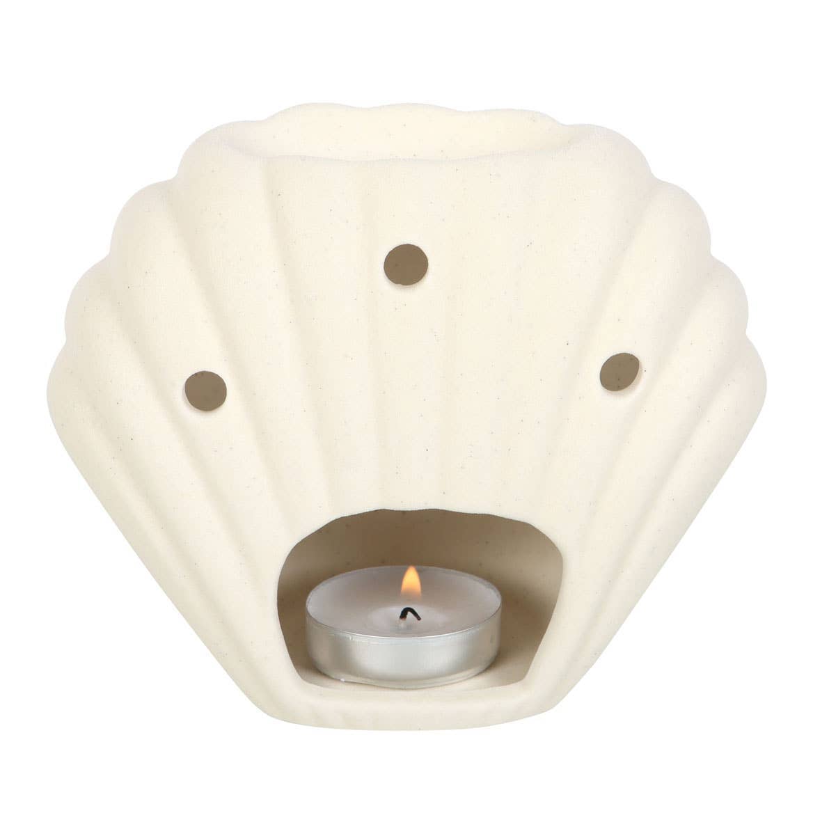 Brûle-parfum coquillage en céramique - Décoration bord de mer Boutique Something Different Wholesale 
