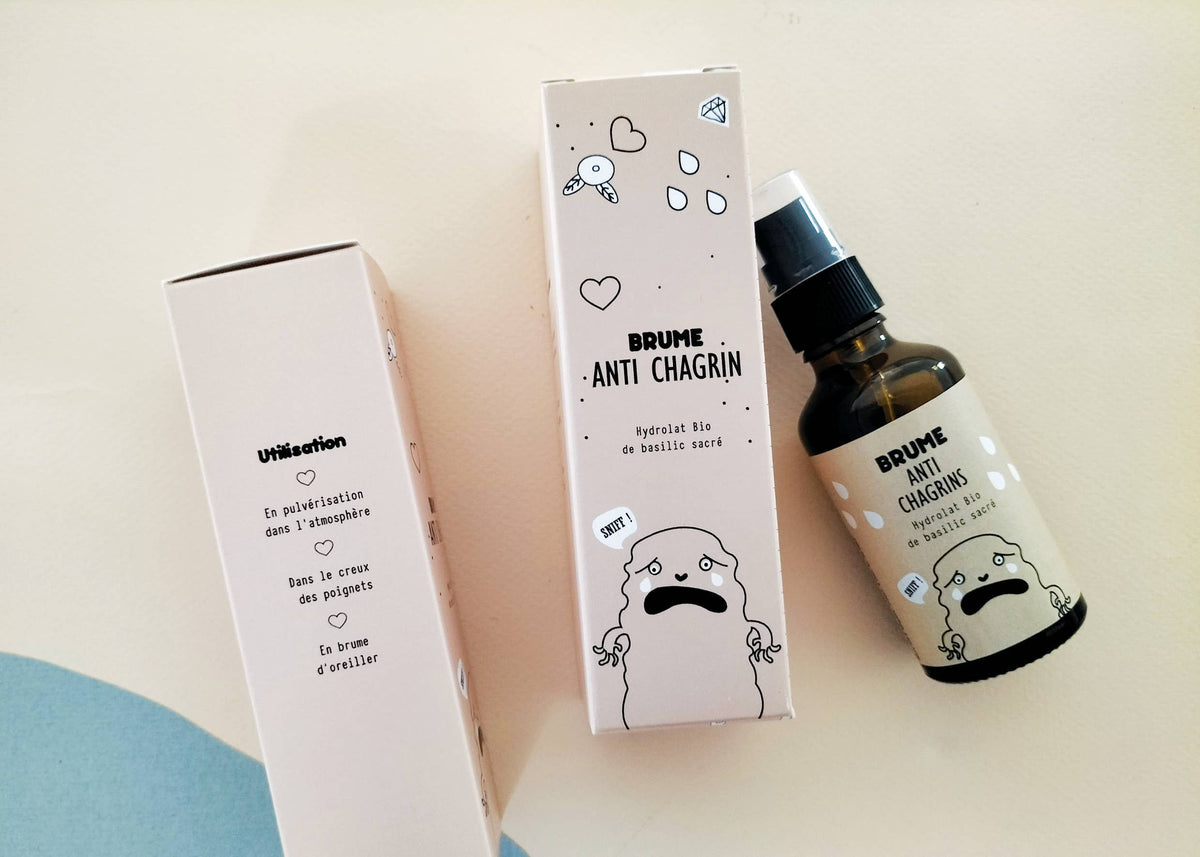 Brume Anti-Chagrin à l’Eau Florale de Basilic Sacré Boutique Pamela Loops 