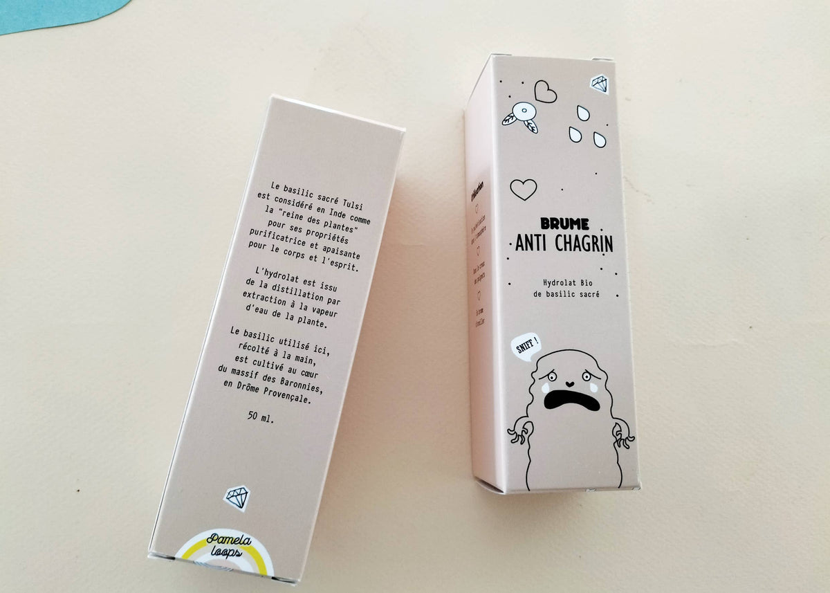Brume Anti-Chagrin à l’Eau Florale de Basilic Sacré Boutique Pamela Loops 