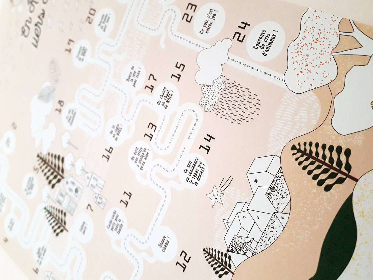 Calendrier de l’Avent à gratter – 24 activités en famille Pamela Loops Boutique Pamela Loops 