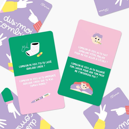Carte 5 minutes Dis-moi combien ! Boutique Minus Éditions 