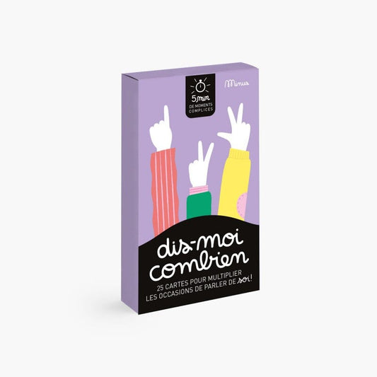 Carte 5 minutes Dis-moi combien ! Boutique Minus Éditions 