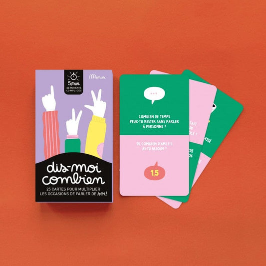 Carte 5 minutes Dis-moi combien ! Boutique Minus Éditions 