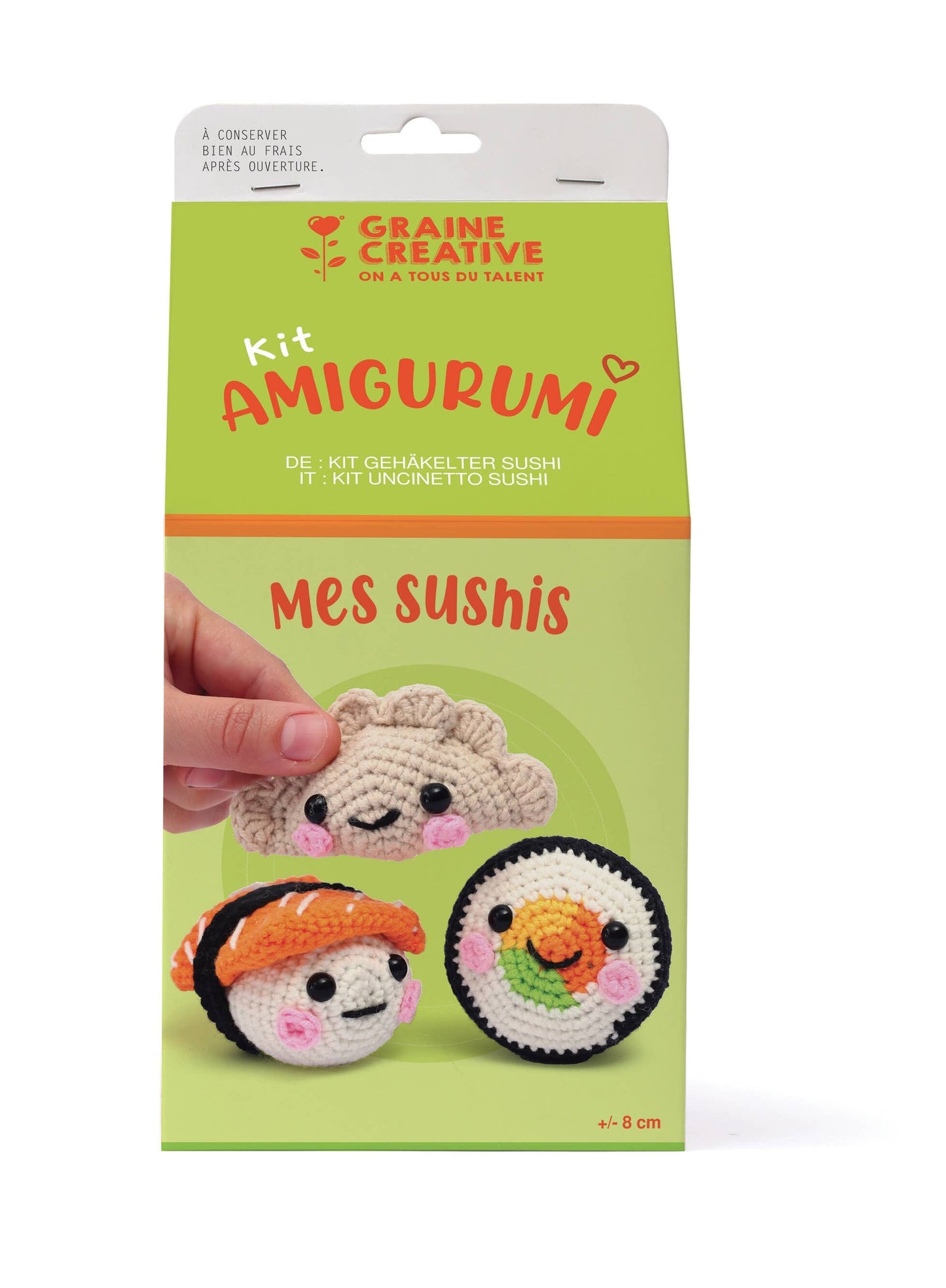 COFFRET DIY CROCHET MES SUSHIS Boutique Graine Créative 