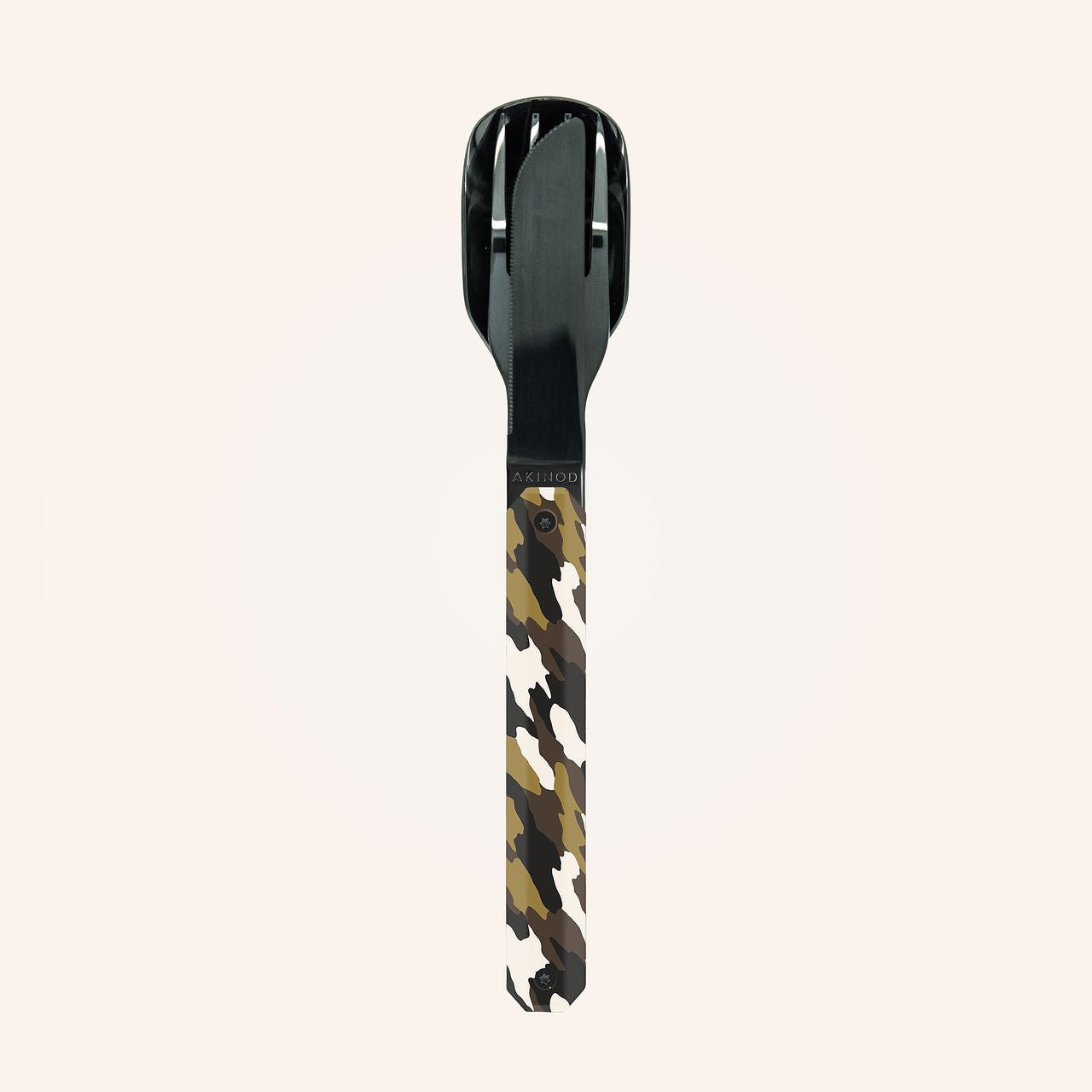 Couverts aimantés droits 12H34 - Camo - Akinod Boutique Akinod 