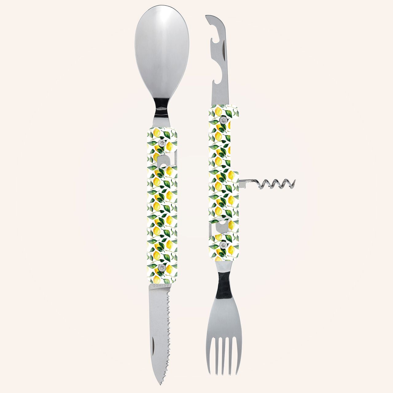 Couverts aimantés multifonctions - Citrons - Akinod Boutique Akinod 