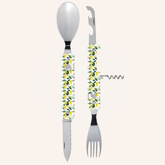 Couverts aimantés multifonctions - Citrons - Akinod Boutique Akinod 