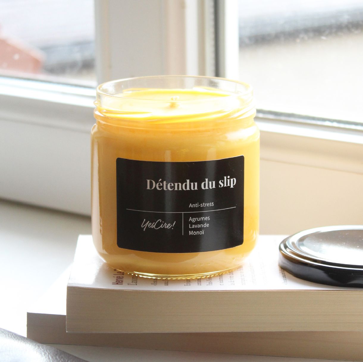 "Détendu du slip" Bougie Aromathérapie Yes Cire ! Boutique Yes Cire 
