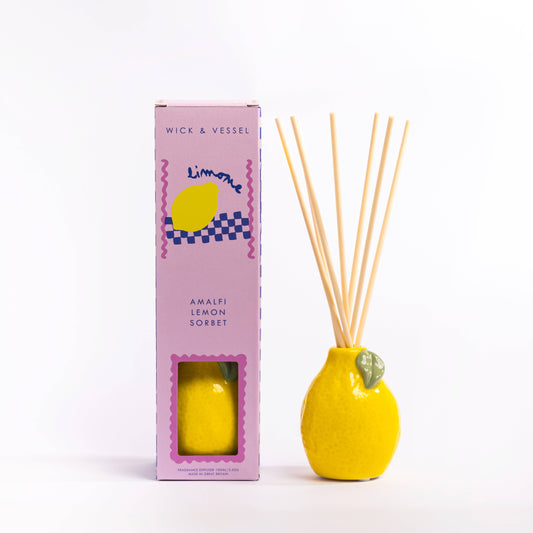 Diffuseur Limone Fruit 100 ml Boutique Pretty Damn Goods (Wick and Vessel) 