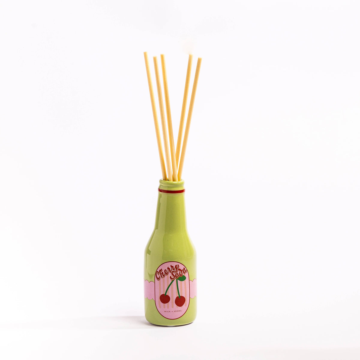 Diffuseur Soda cerise 100 ml Boutique Pretty Damn Goods (Wick and Vessel) 