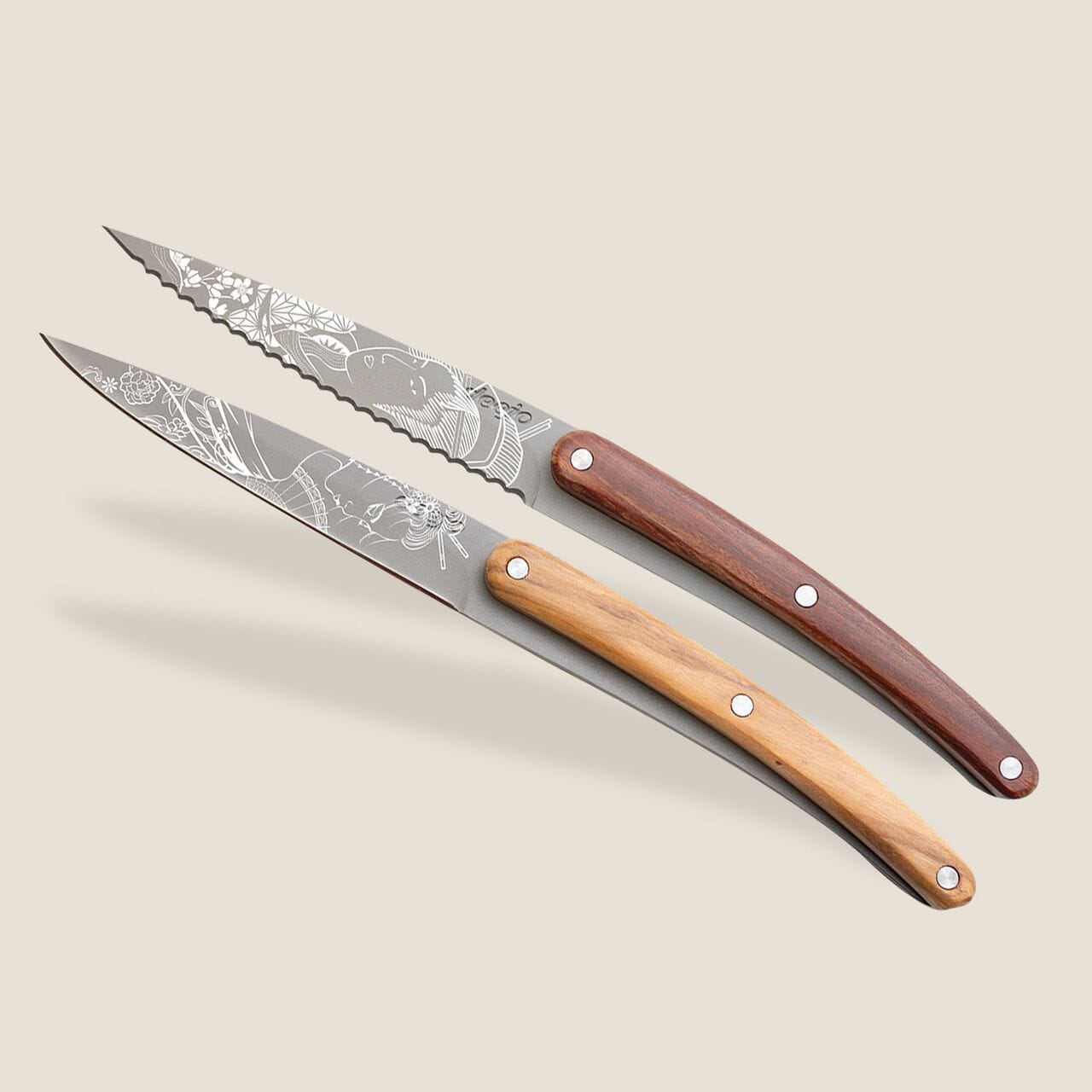 Ensemble de 2 couteaux d’office Deejo Boutique Deejo Japon traditionnel 