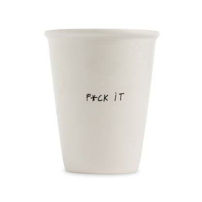 Gobelet en porcelaine – Helen b Boutique Helen B F*ck it 