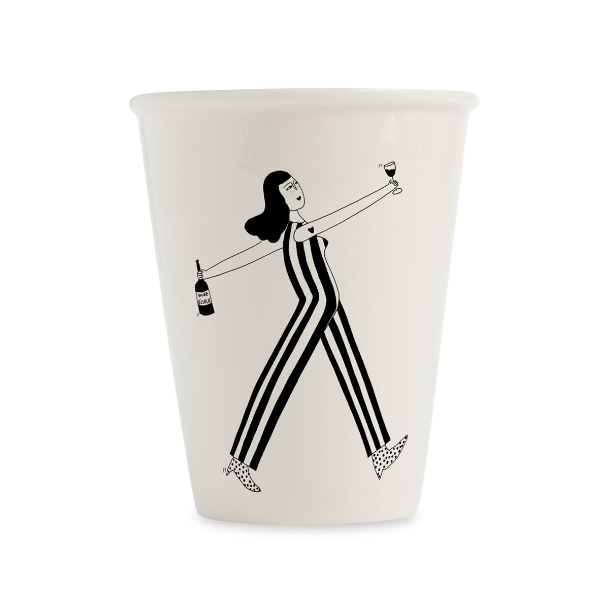 Gobelet en porcelaine – Helen b Boutique Helen B Wine o'clock 