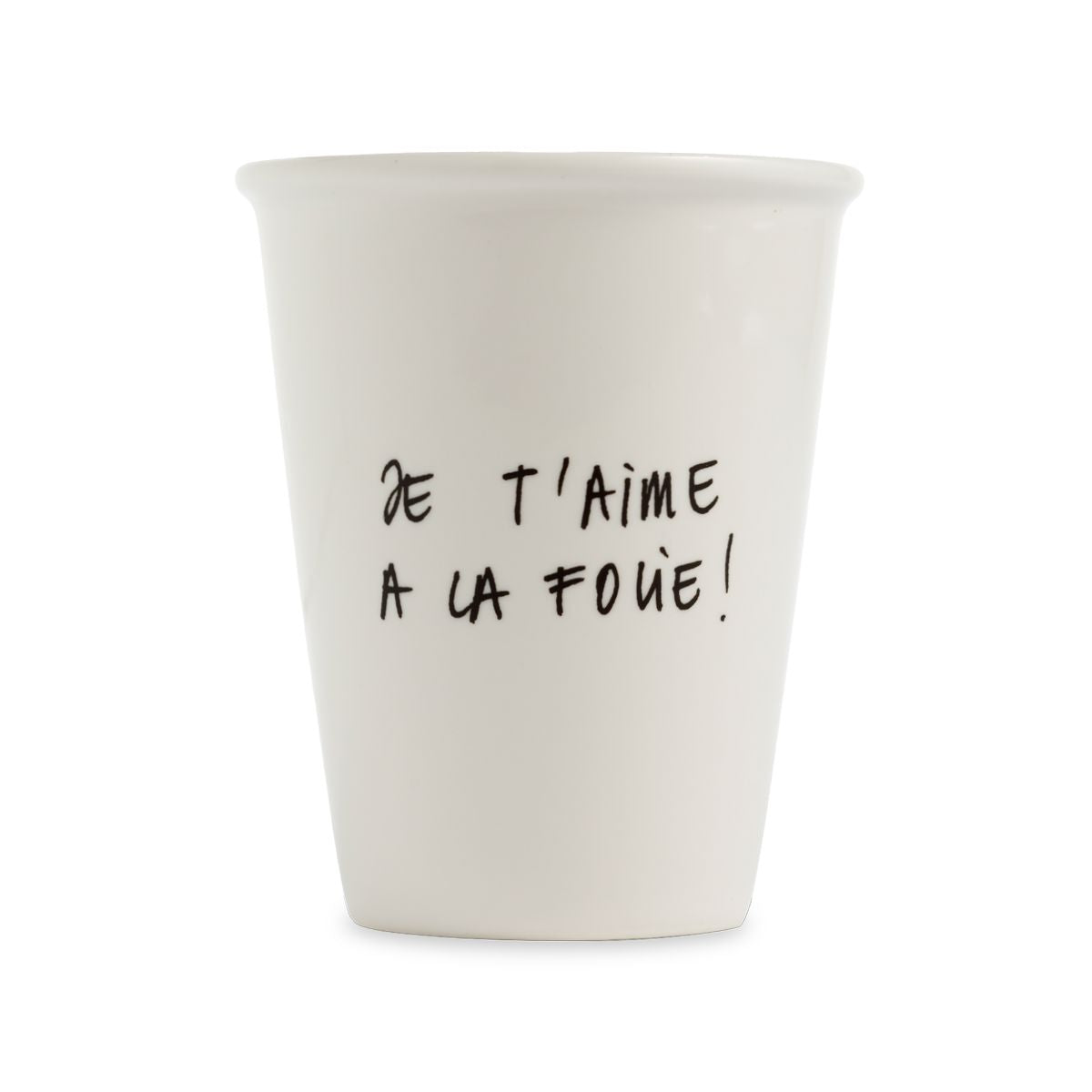 Gobelet en porcelaine – Helen b Boutique Helen B Je t'aime à la folie 