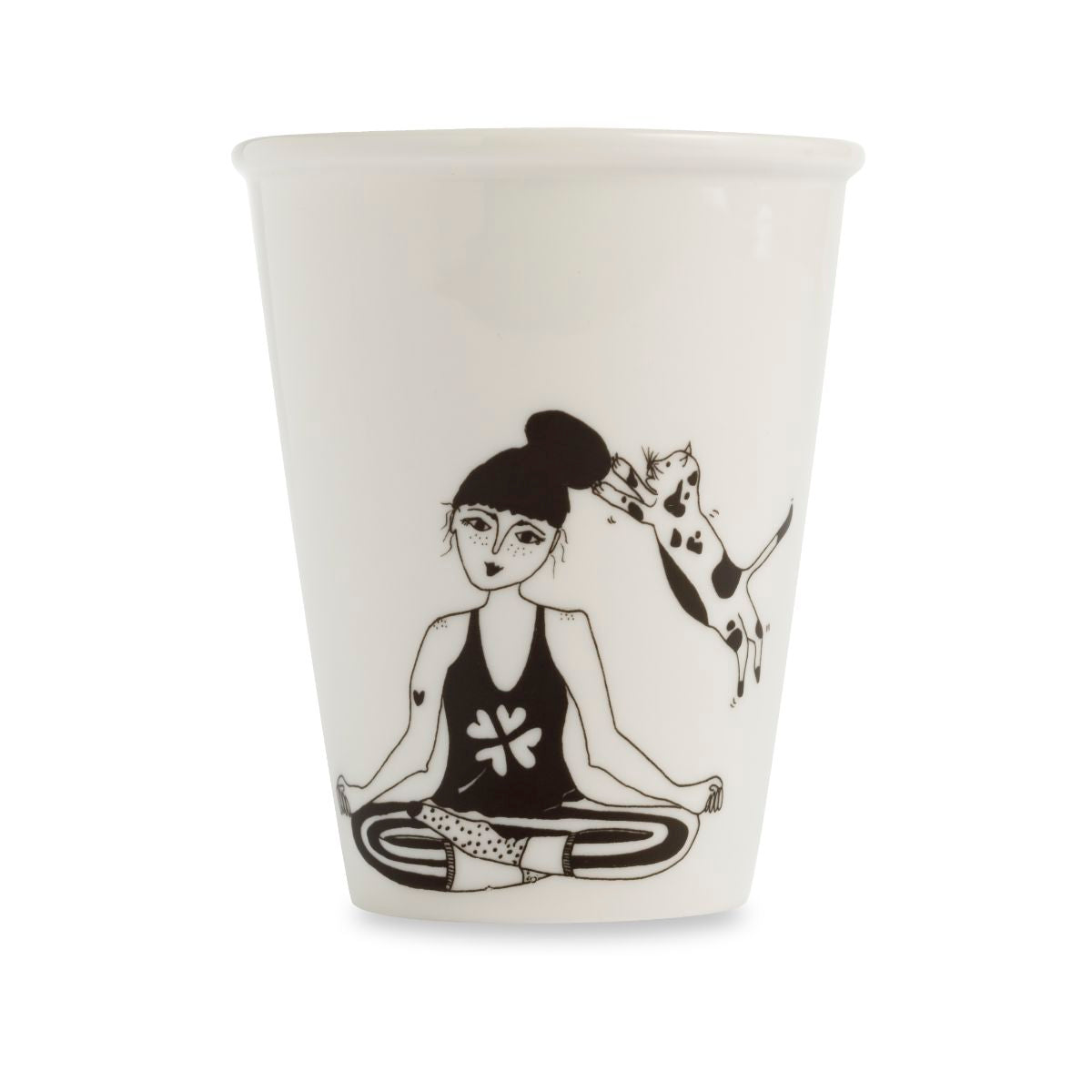 Gobelet en porcelaine – Helen b Boutique Helen B Zen with cats 