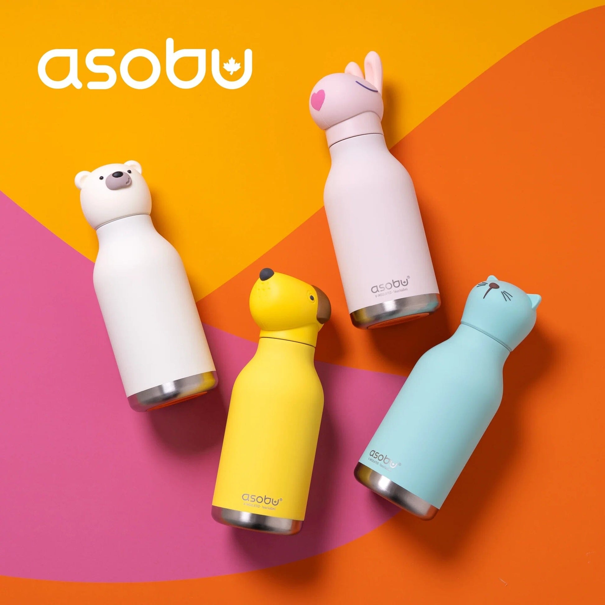 Gourde isotherme Chat "Bestie bottle" Boutique Asobu 