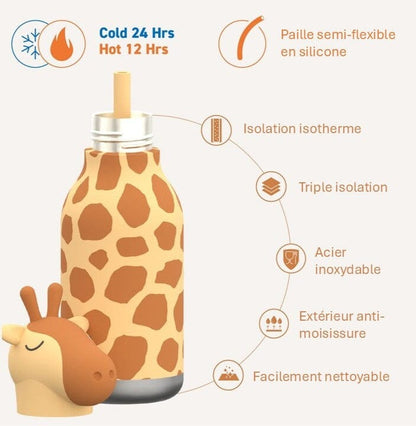 Gourde isotherme Fusée "Bestie bottle" Boutique Asobu 