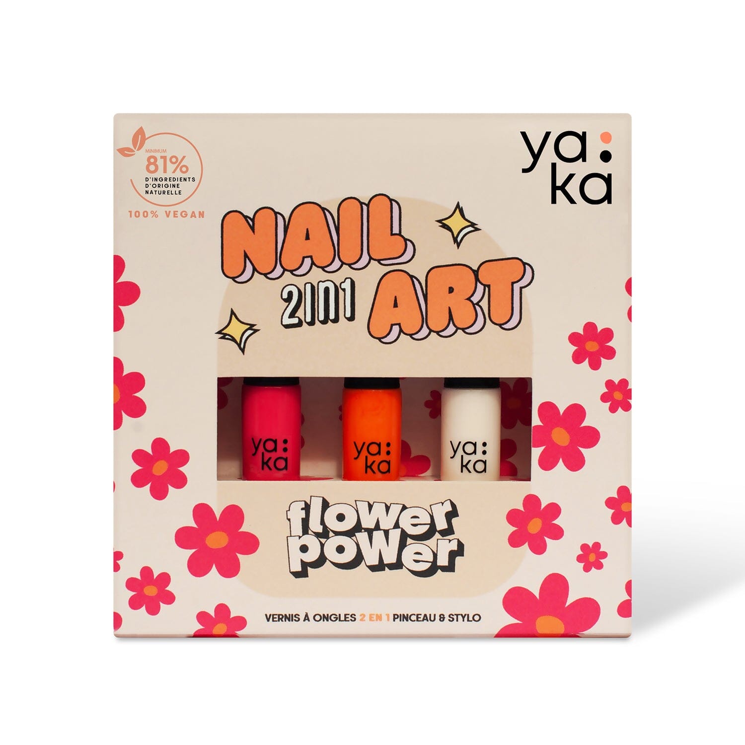 Kit nail Art 2 EN 1 - Vernis à ongles Yaka Boutique Yaka 