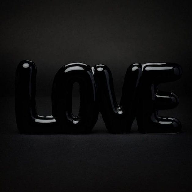 Lettres balloon LOVE Boutique Blogo Noir 