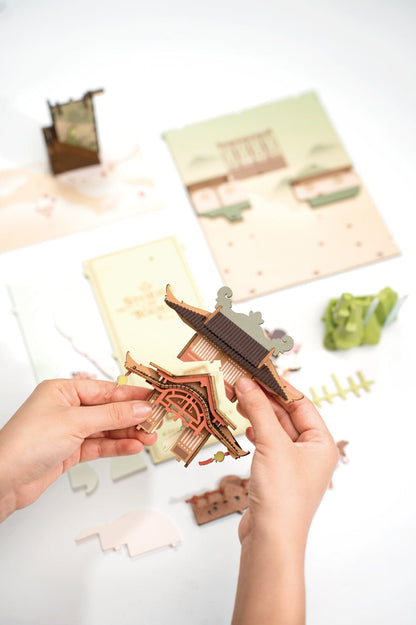 Maquette serre - livres, Falling Sakura - Rolife - Missa Arles