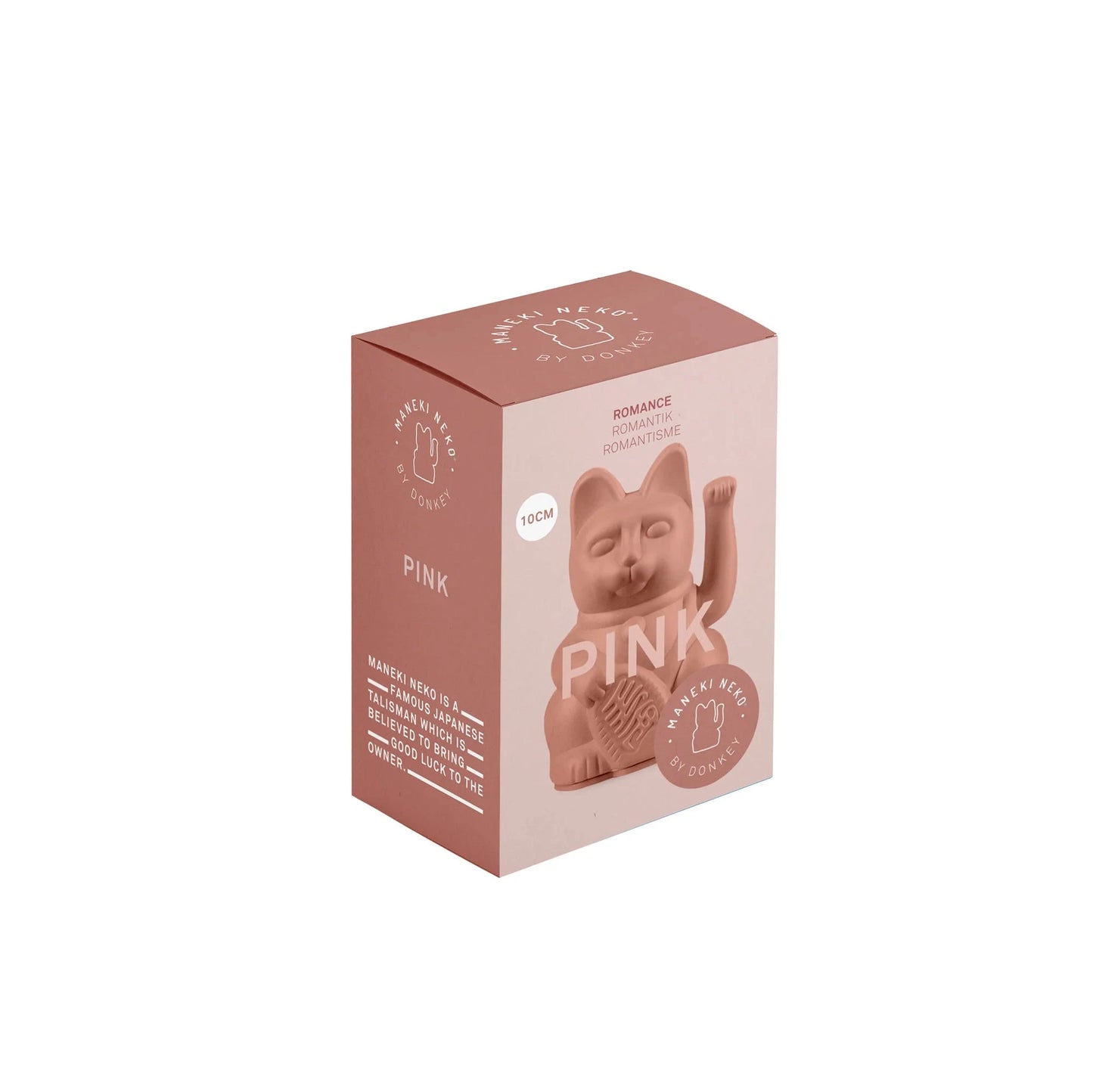 Mini Lucky Cat Maneki Neko Rose - Romance Boutique Donkey 