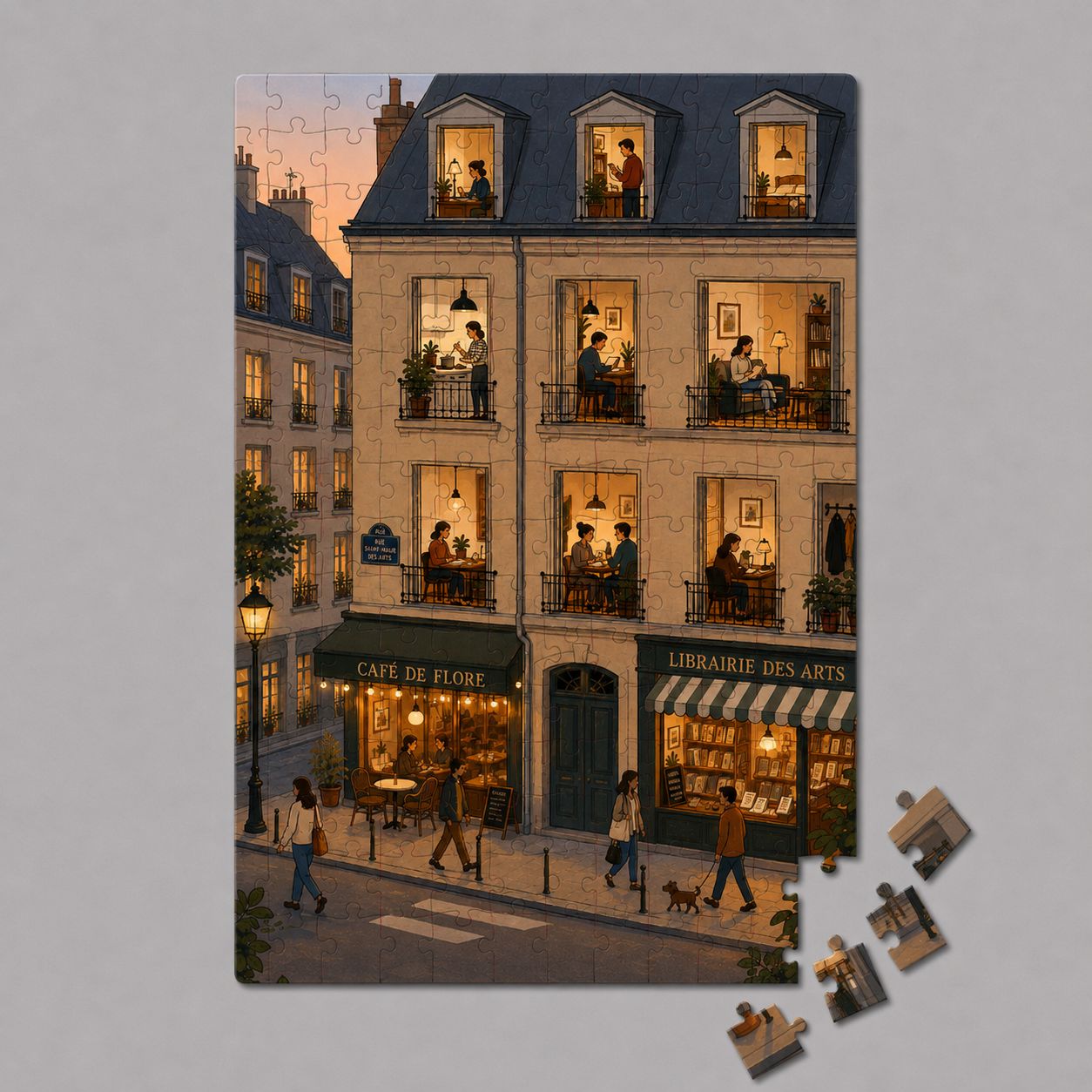 Mini puzzle Appartement parisien Boutique Bywood 