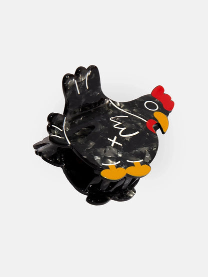 Pince à cheveux fantaisie Eat My Sock Boutique Eat My Socks Poule 