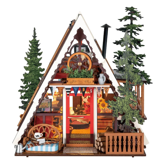 Rolife A-Frame Cabin DG181 – Maison miniature DIY Boutique Rolife Robotime 