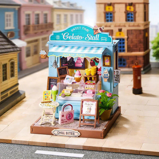 Rolife Gelato Stall DS052 – Maquette miniature DIY Boutique Rolife Robotime 