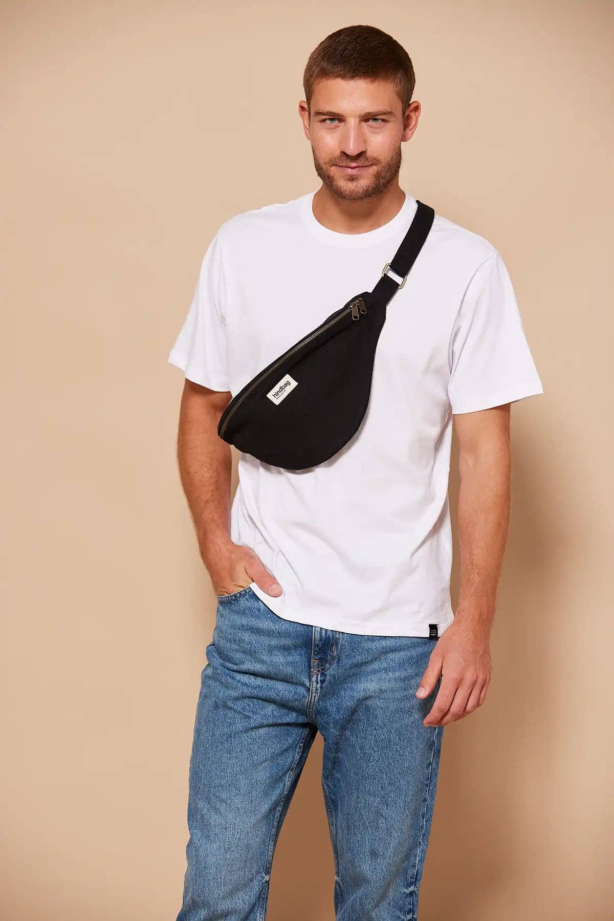 Sac banane Sasha Noir Boutique Hindbag 