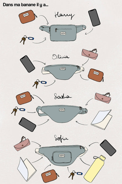 Sac Banane Sofia Olive Boutique Hindbag 