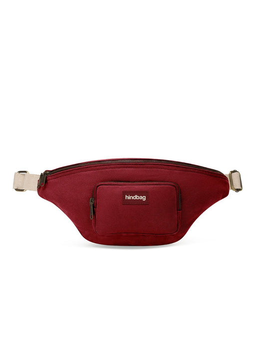 Sac banane XL Sofia bordeaux - Hindbag Boutique Hindbag 