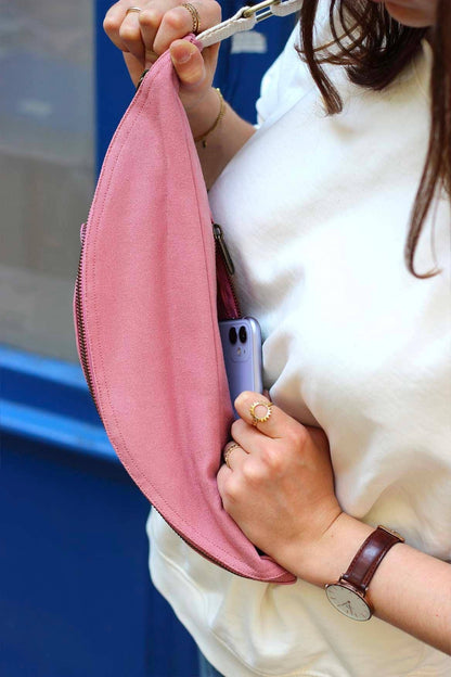 Sac banane XL Sofia rose blush - Hindbag Boutique Hindbag 