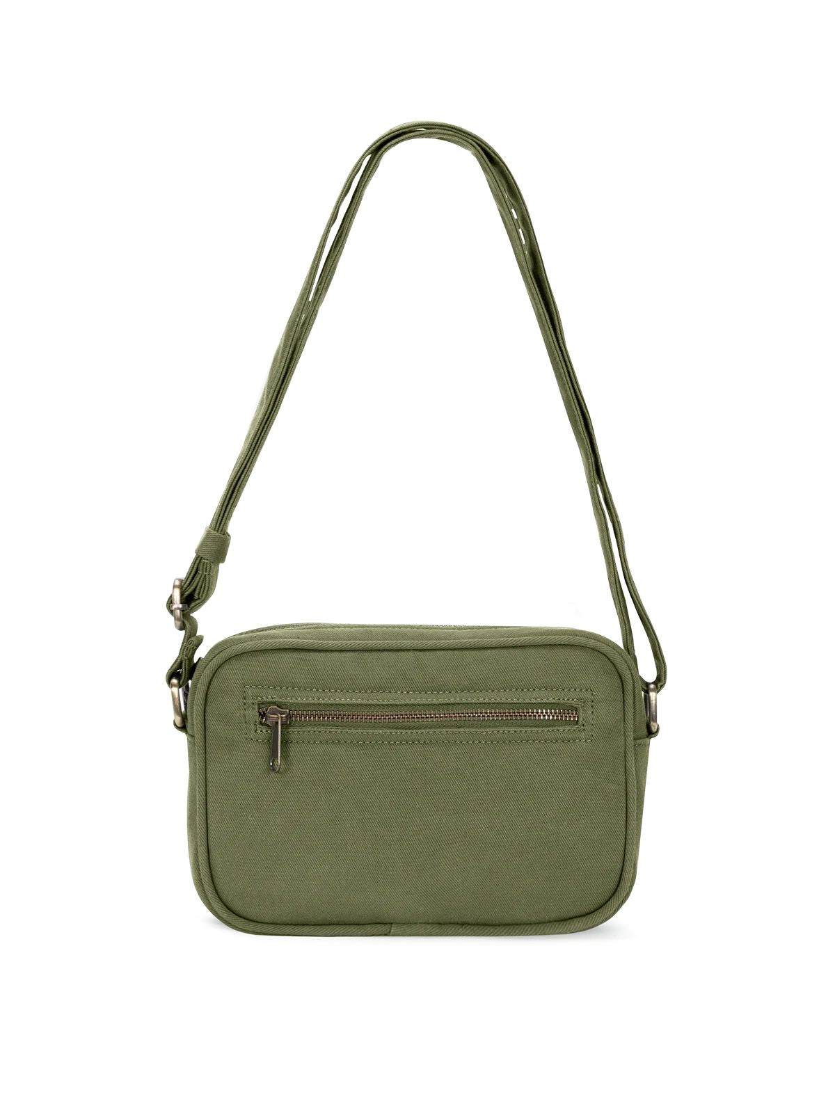 Sac bandoulière Nino coton Olive - Hindbag Boutique Hindbag 
