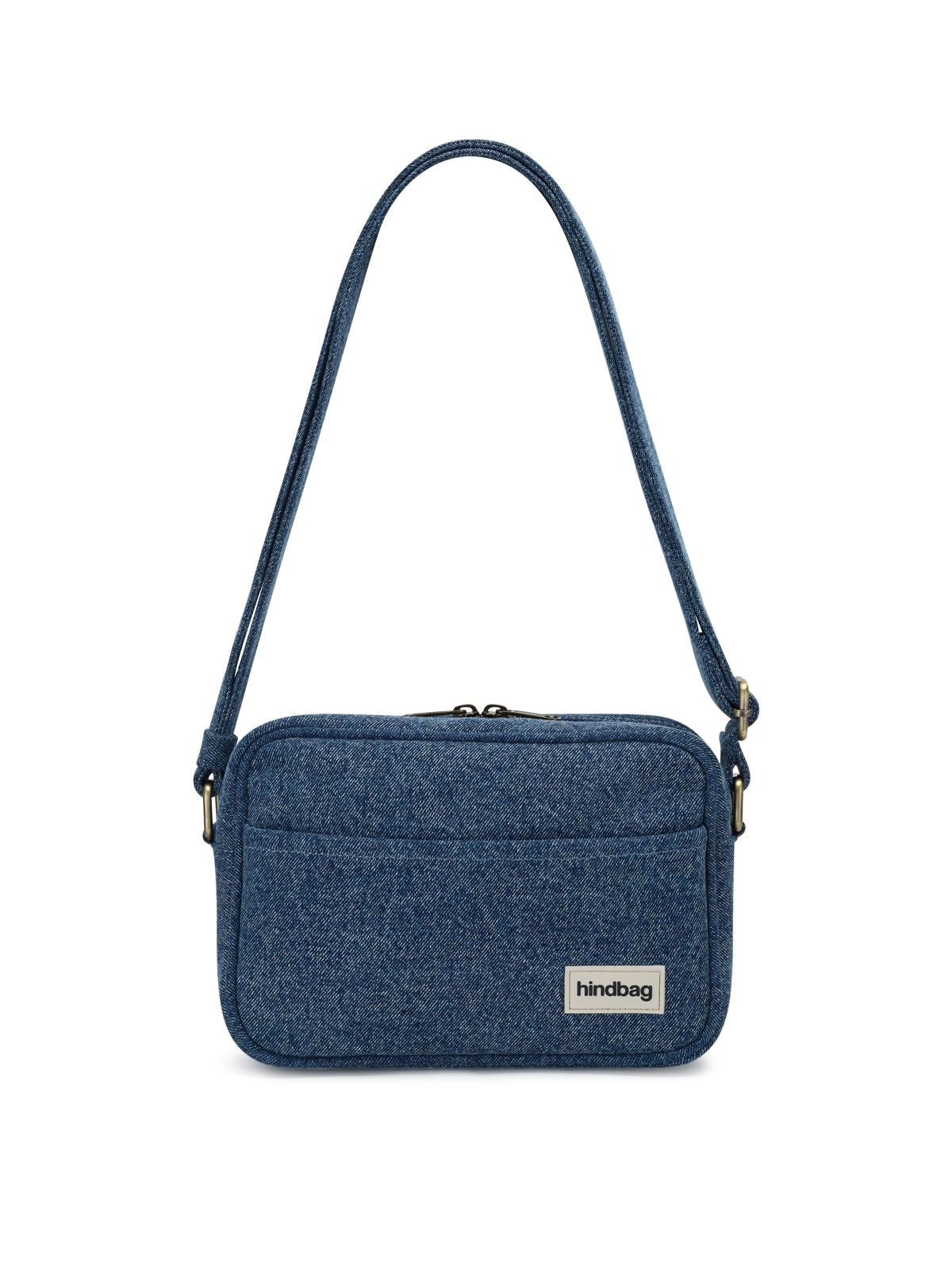 Sac bandoulière Nino denim bleu foncé Boutique Hindbag 