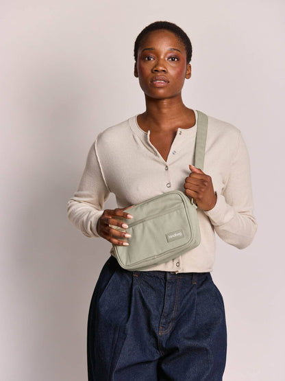 Sac bandoulière Nino vert argile - Hindbag Boutique Hindbag 