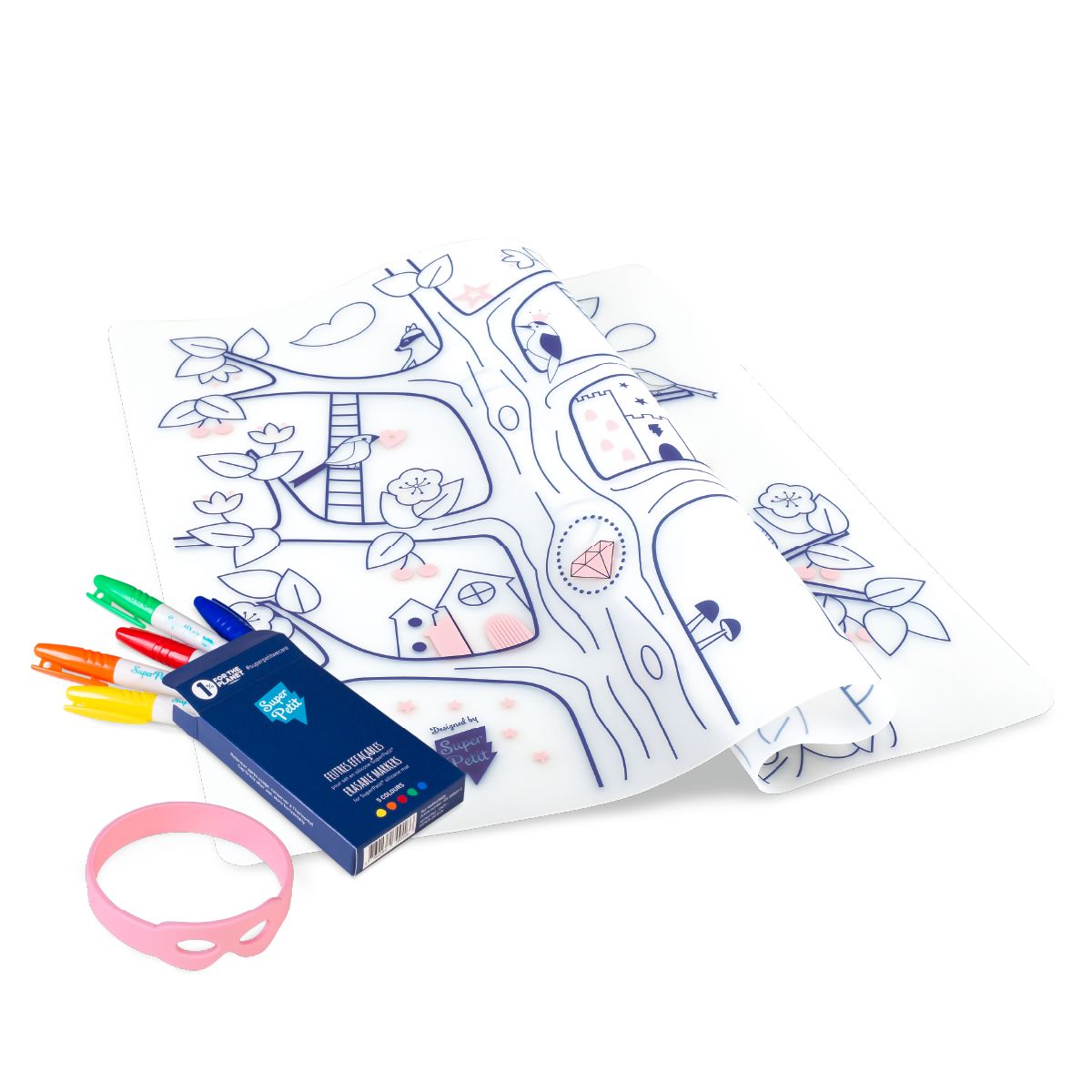Set de table à colorier Magic Tree – SuperPetit Boutique Super Petit 
