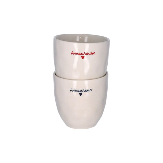 Tasse à café en céramique "Amoureuse" - Atelier Jasmin Boutique Le Petit Souk 