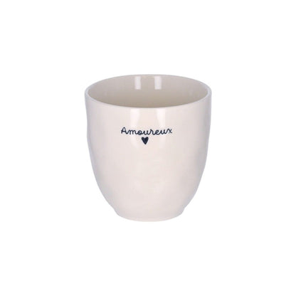 Tasse à café en céramique "Amoureux" - Atelier Jasmin Boutique Le Petit Souk 