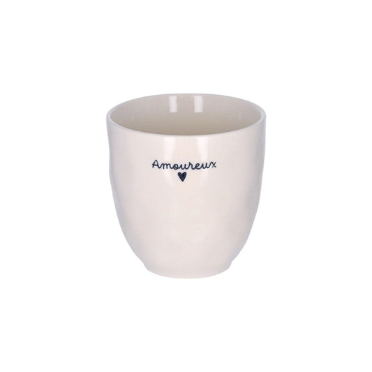 Tasse à café en céramique "Amoureux" - Atelier Jasmin Boutique Le Petit Souk 