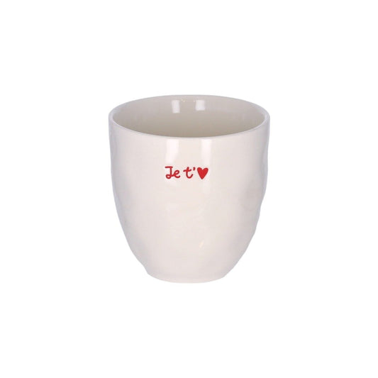 Tasse à café en céramique "Je t'aime" - Atelier Jasmin Boutique Le Petit Souk 