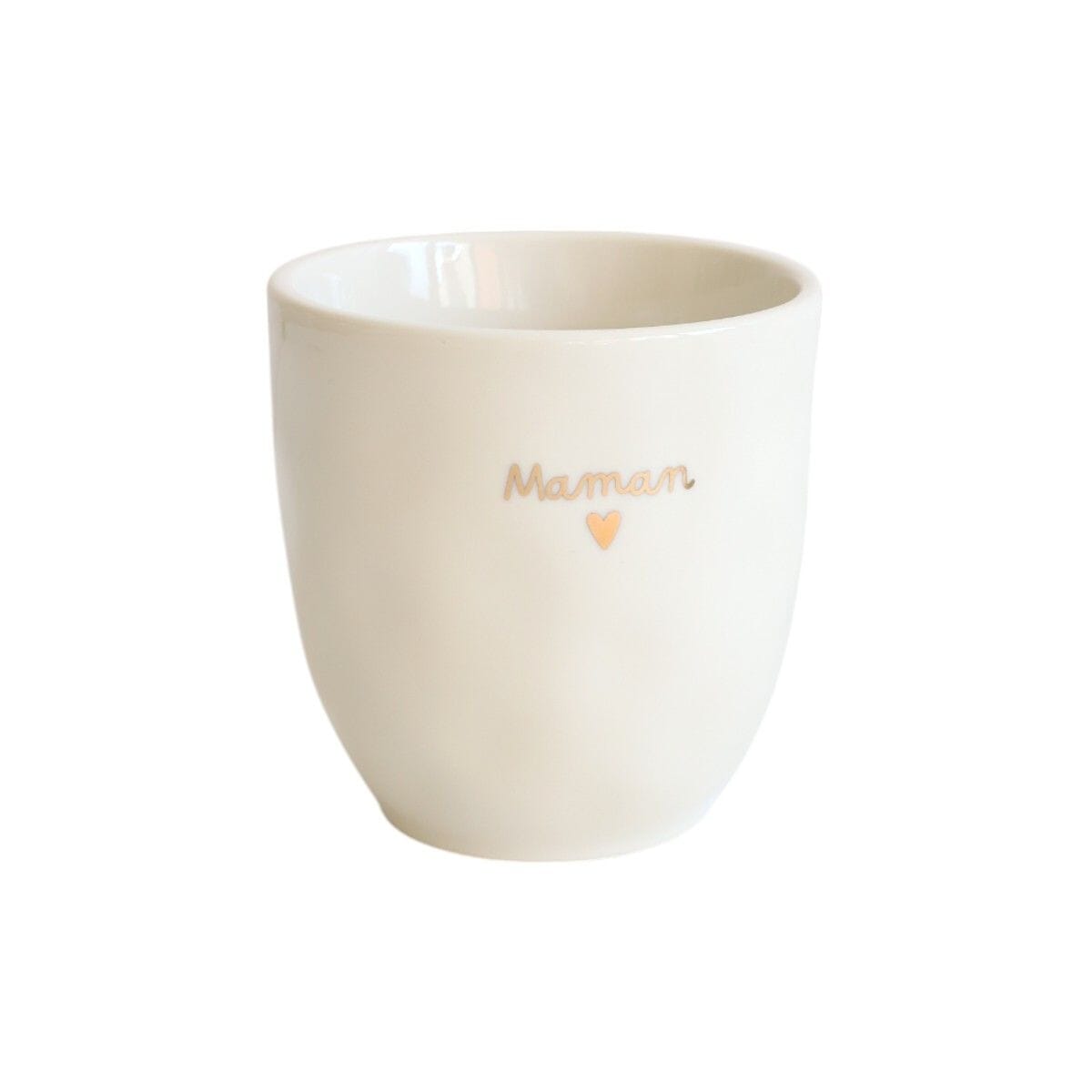 Tasse à café en céramique "Maman" - Atelier Jasmin Boutique Le Petit Souk 