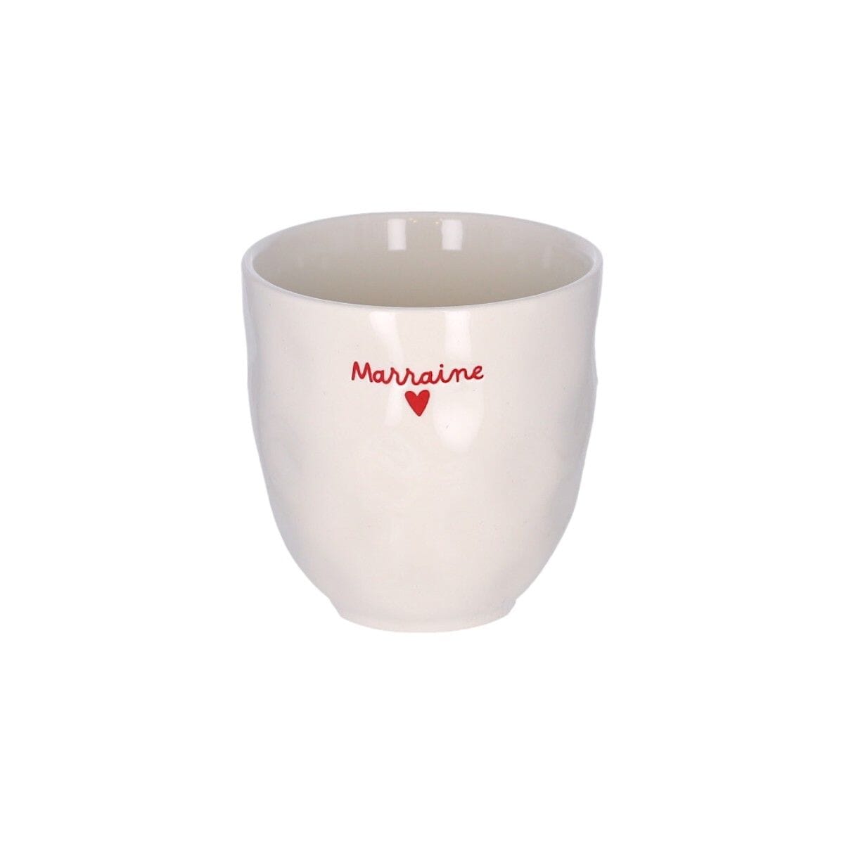 Tasse à café en céramique "Marraine" - Atelier Jasmin Boutique Le Petit Souk 