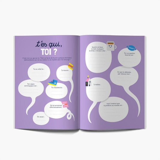 Vive toi ! Cahier à remplir - Minus Boutique Minus Éditions 