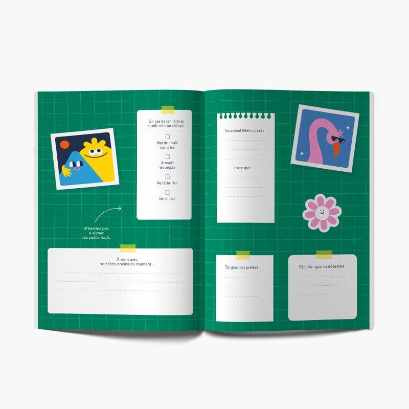 Vive toi ! Cahier à remplir - Minus Boutique Minus Éditions 