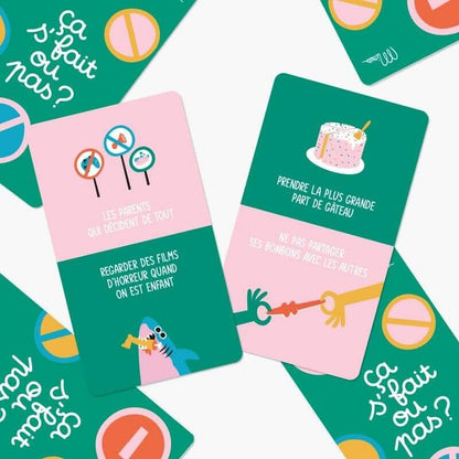 Cartes jeu 5 minutes " Ça s'fait pas " - Minus Boutique Minus Éditions 